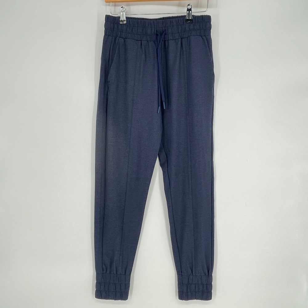 ZYIA‎ Active Unwind Joggers Navy Blue Drawstring Athleisure Pants S - Picture 2 of 8
